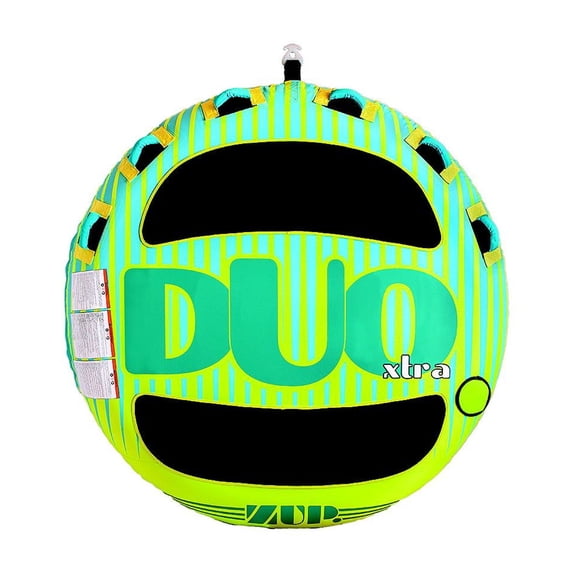 ZUP 75908 2-Person Duo Xtra Towable Tube with Deck Pads