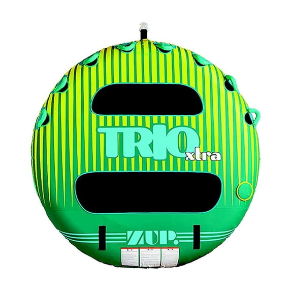 ZUP 75915 3-Person TRIO Xtra Towable Tube with Deck Pads