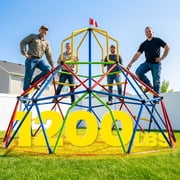 Zupapa 10FT Kids Climbing Dome Tower, Outdoor Jungle Gym Safe 1200LBS Capacity Outdoor Playset for Kids, Easy Assembly Backyard Fun, Active Outdoor Fun, Lightweight & Easy Assembly
