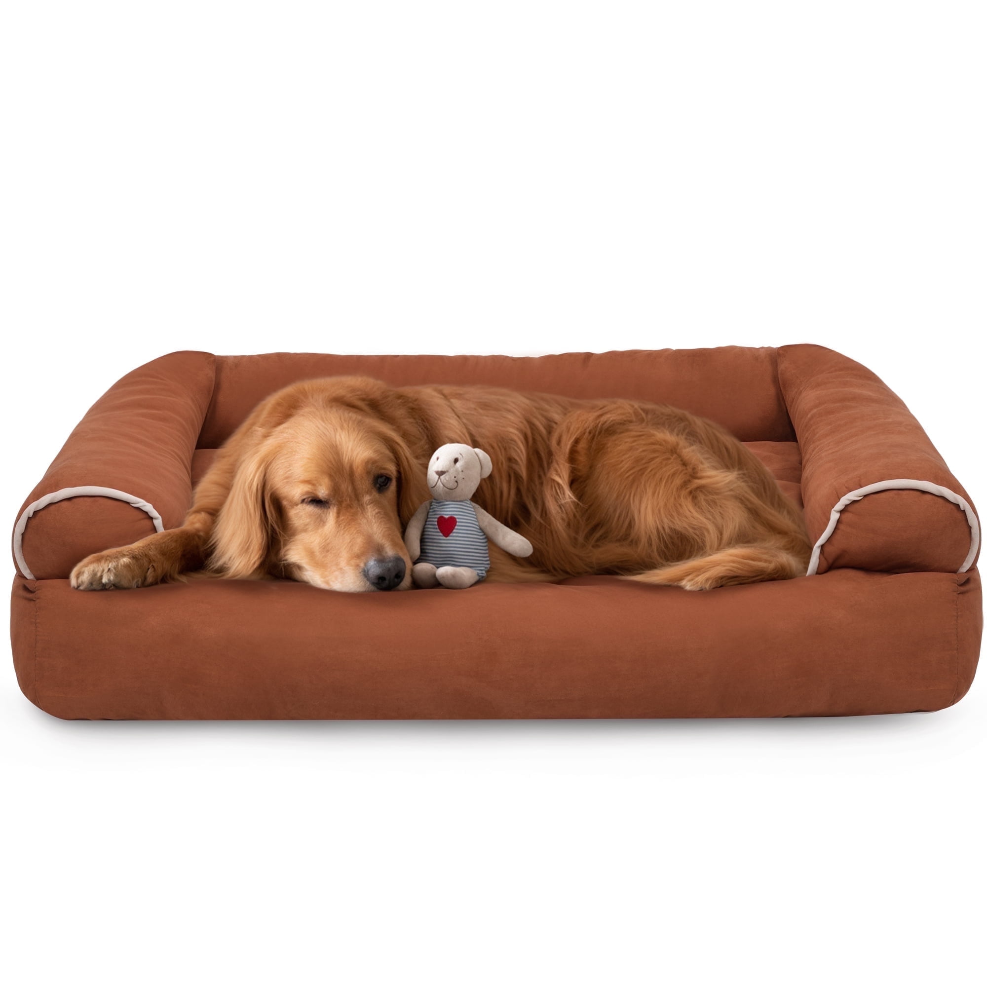 ZUPOX Orthopedic Dog Bed for Medium Large Dogs Removable Cover Waterproof Nonskid 36 24