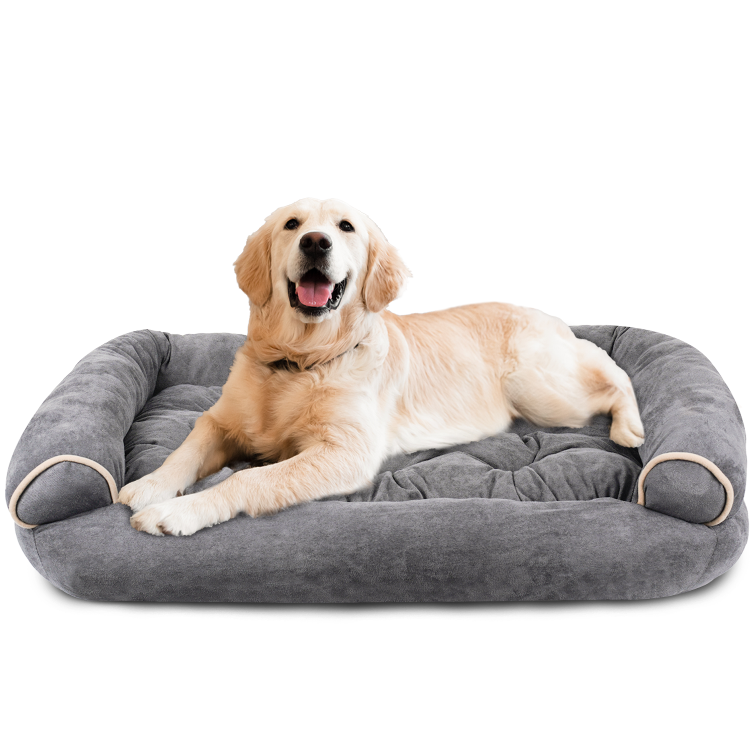Warm Dog Bed Luxury Fluffy Round Pet Lounger Cushion for Small Medium Large Dogs & Cat Winter