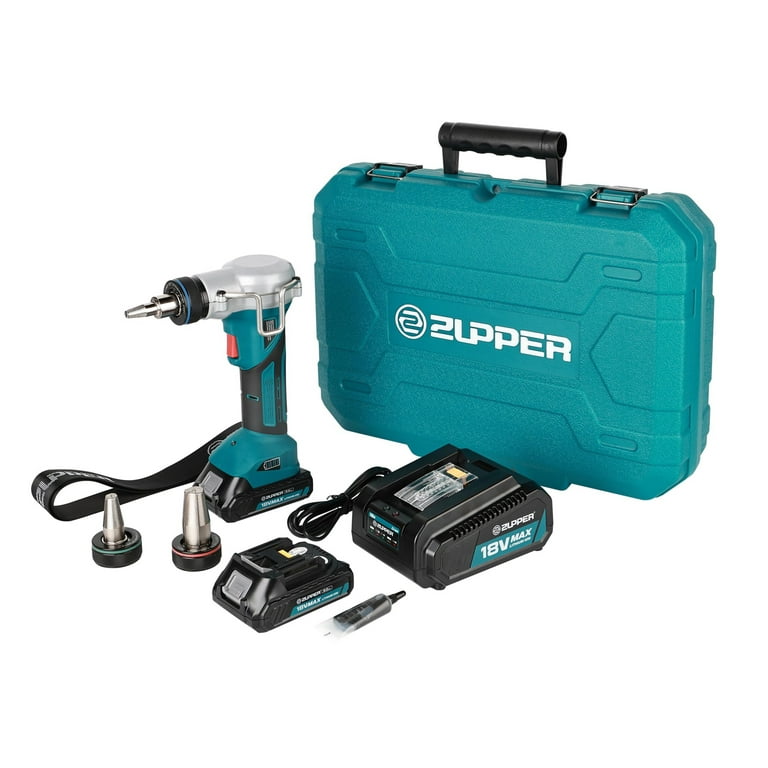 ZUPPER 18V Pro PEX Expansion Tool Kit with 1/2