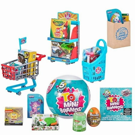 ZURU 5 Surprise Mini Brands Blind Box Toys Series 1 By Mystery Miniature Collectible Figure Toy Surprise Birthday Blind Box Toys