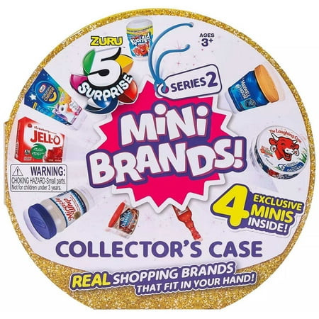 ZURU 5 Surprise Mini Brands! Series 2 Collector Case [Includes 4 Minis!]