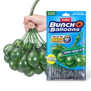 Bunch O Balloons Green Rapid-Filling 105 Self-Sealing Water Balloons 3 pack for Kids, Teens & Adults Ages 3+ by ZURU