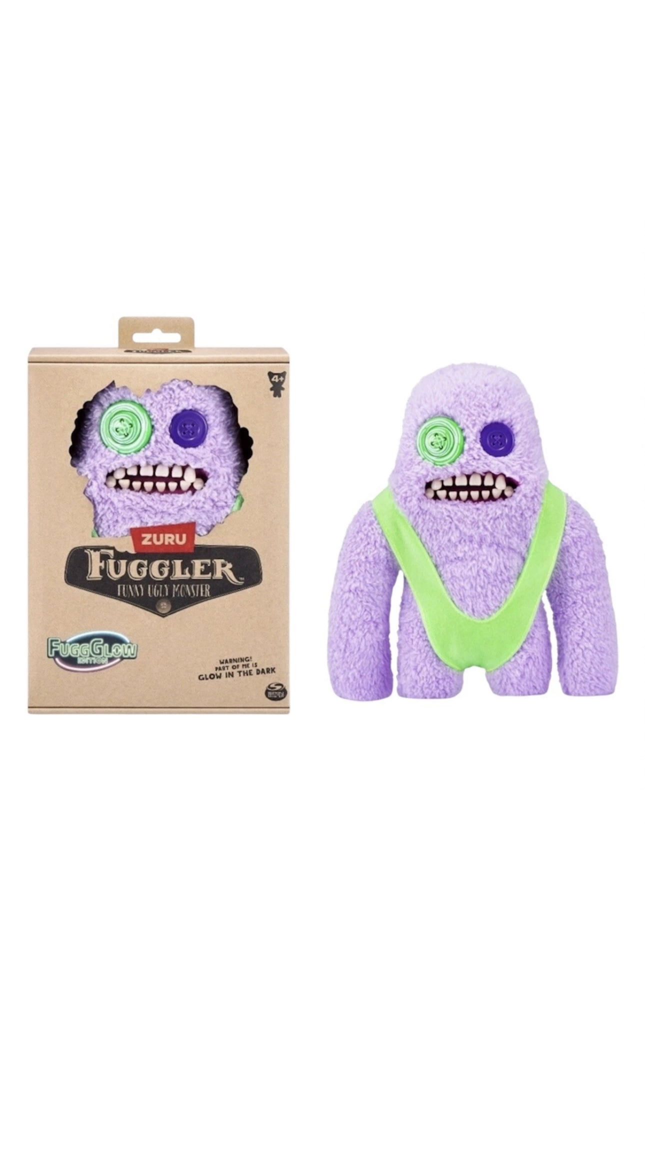 【箱あり】ZURU Fuggler Funny Ugly Monster ZURU Fuggler Funny Ugly Monster FuggGlow Glow-in-the-Dark Plush