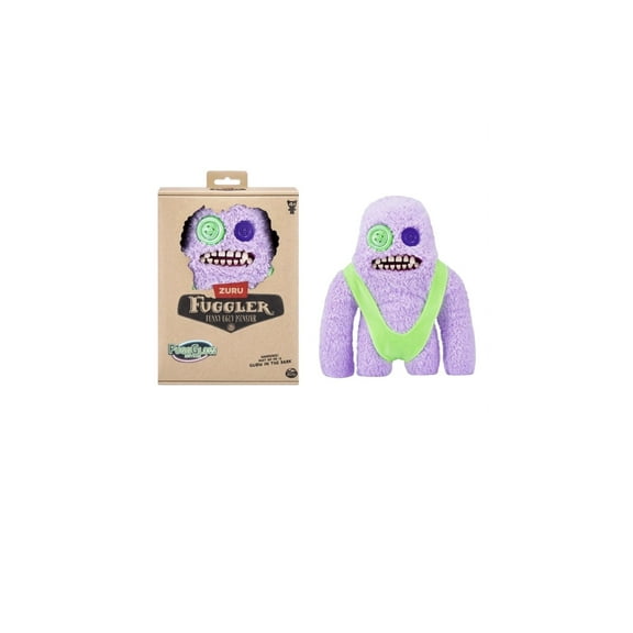 ZURU Fuggler Funny Ugly Monster FuggGlow Glow-in-the-Dark Plush (Purple)