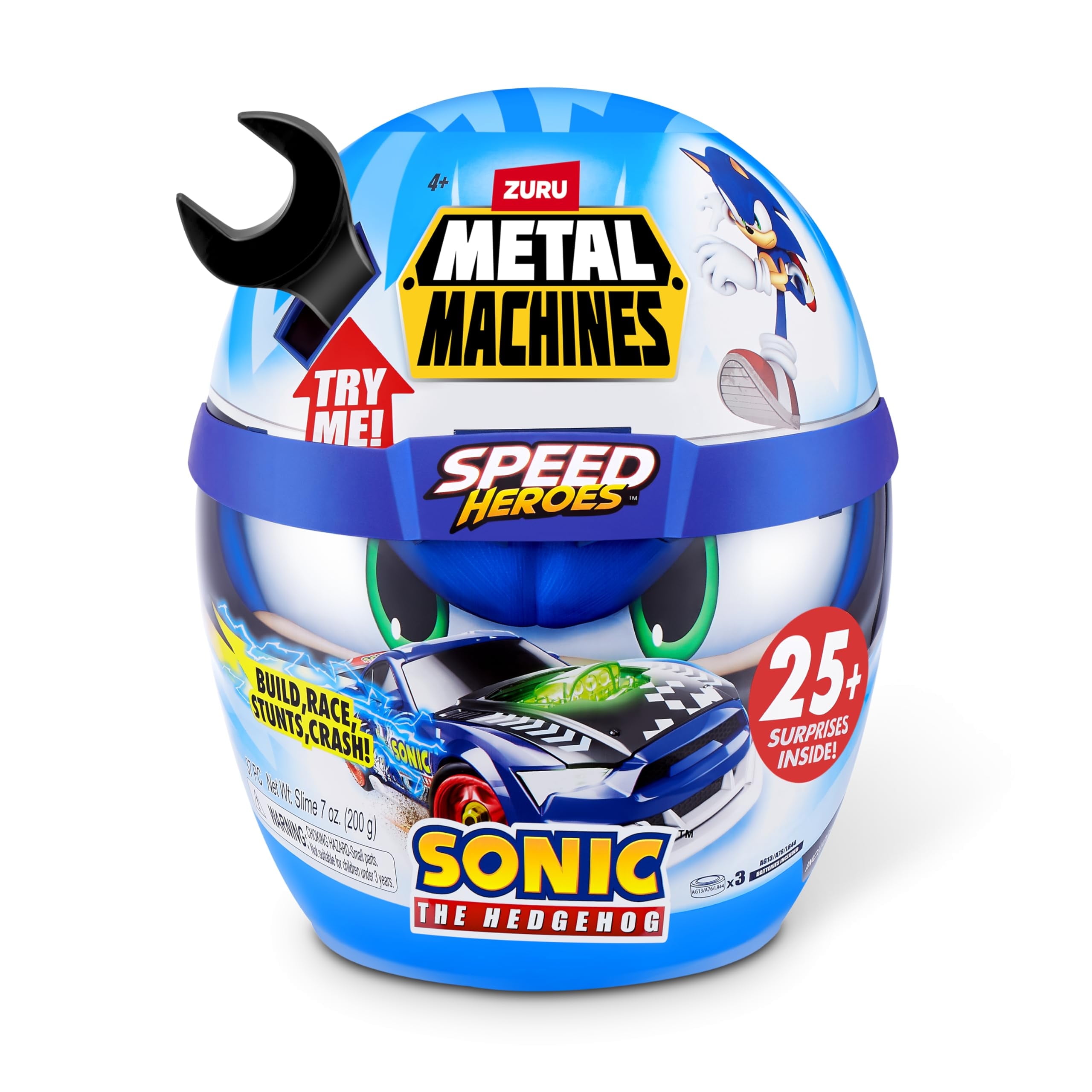 ZURU Metal Machines Speed Heroes Sonic the Hedgehog - Walmart.com