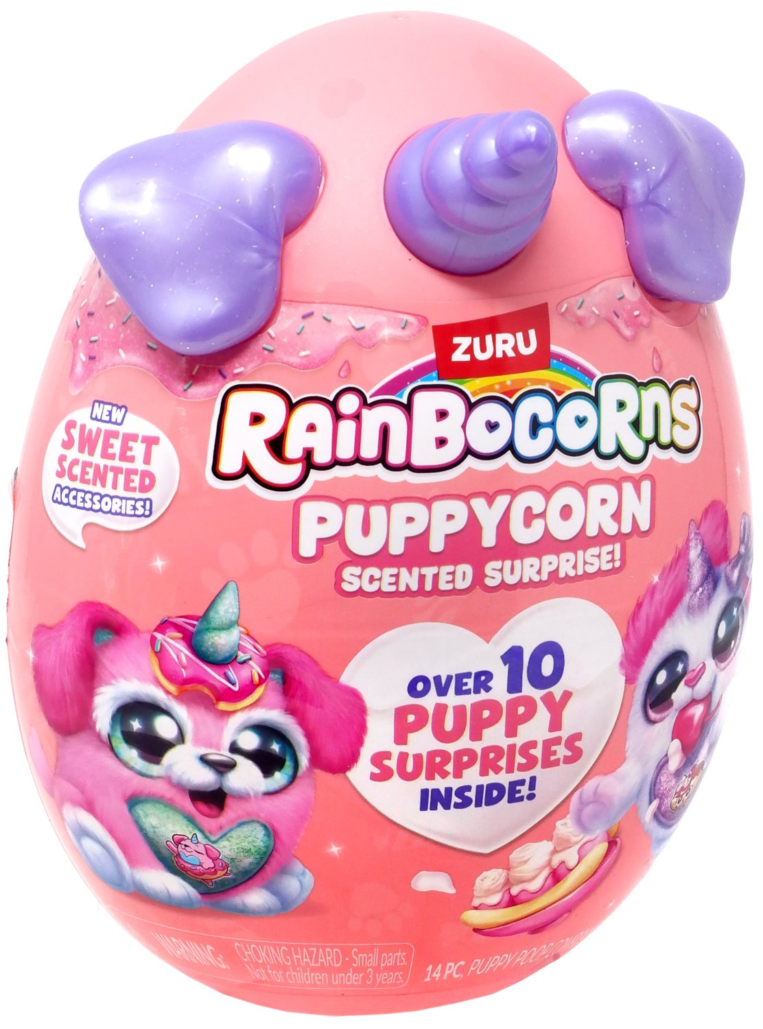 Zuru Peluche Interattivo Babycorn Rainbocorn Con Luci E Suoni, Più Di 30 Sorprese, Personaggio Poppy/Bibbie/Bowie/Nicci