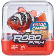 ZURU Robo Alive Color Changing Robotic Swimming Fish Electronic Pet, Red