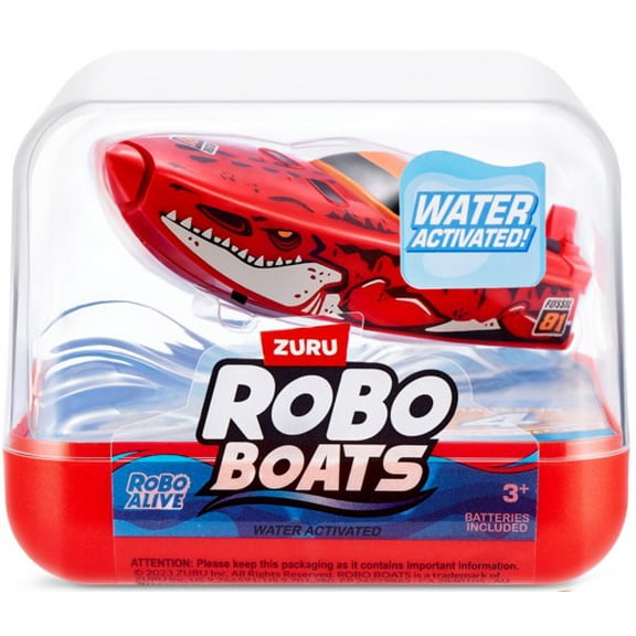 ZURU Robo Alive Water Activated Robotic Figure, Red