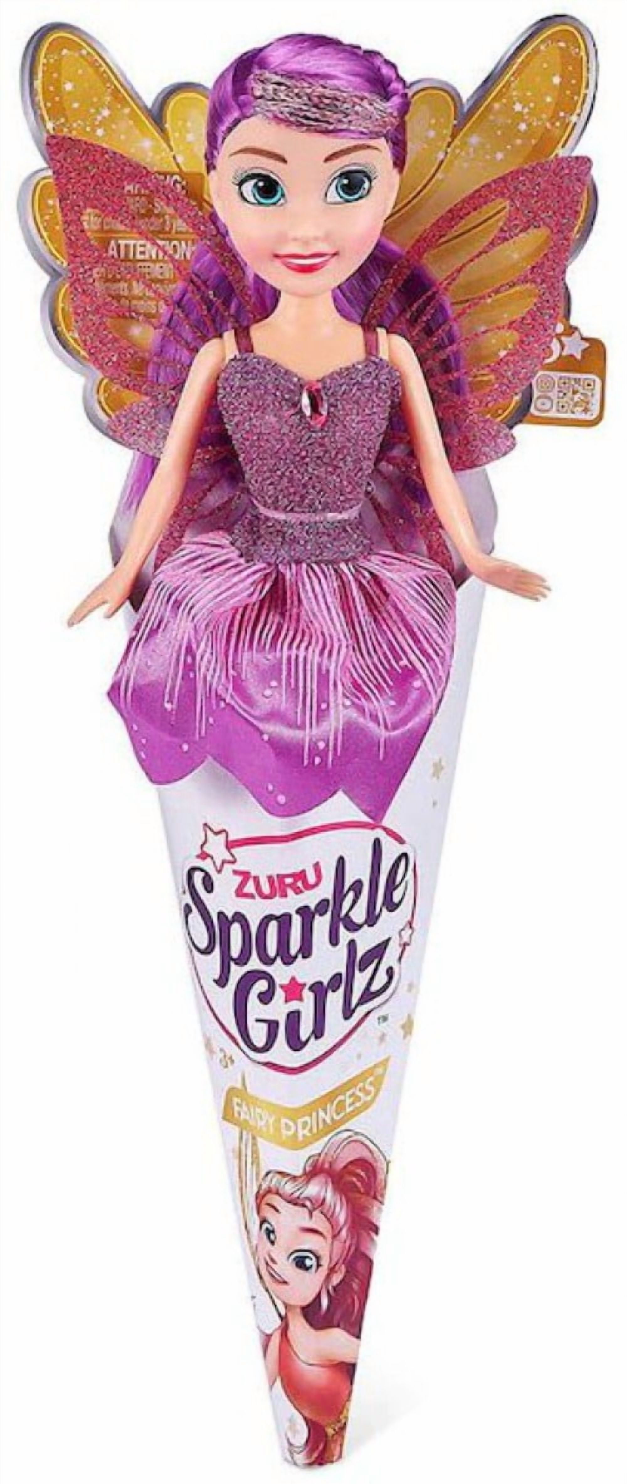 ZURU Sparkle Girlz Fairy Princess Doll, Poseable Design, Purple