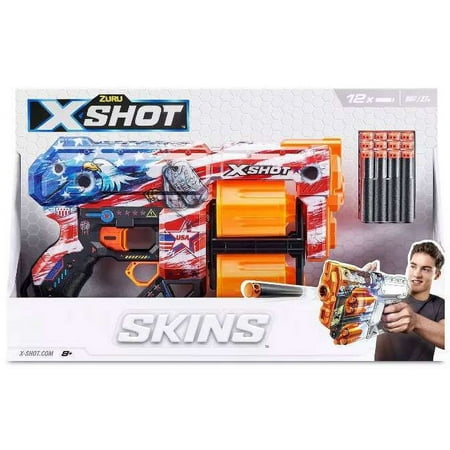 ZURU X-Shot Dread Defense Force Nerf Blaster with 12 Darts