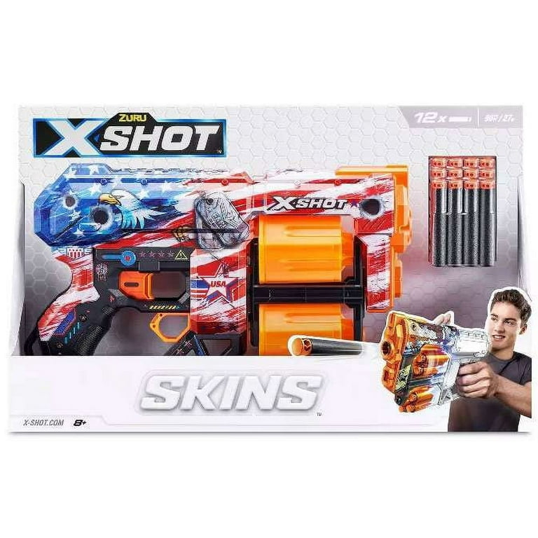 ZURU X-Shot Dread Defense Force Nerf Blaster with 12 Darts
