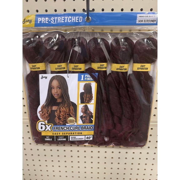 Zury Sis Crochet Braids 100% HAND MADE - FRENCH CURL BRAID 6X