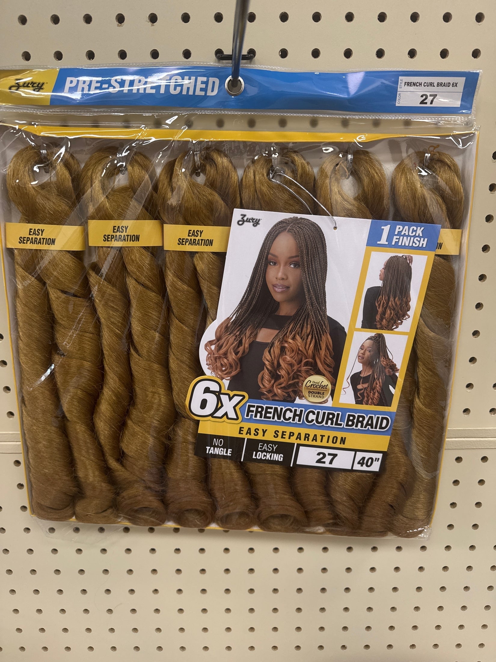 Zury Sis Crochet Braids 100% HAND MADE - FRENCH CURL BRAID 6X