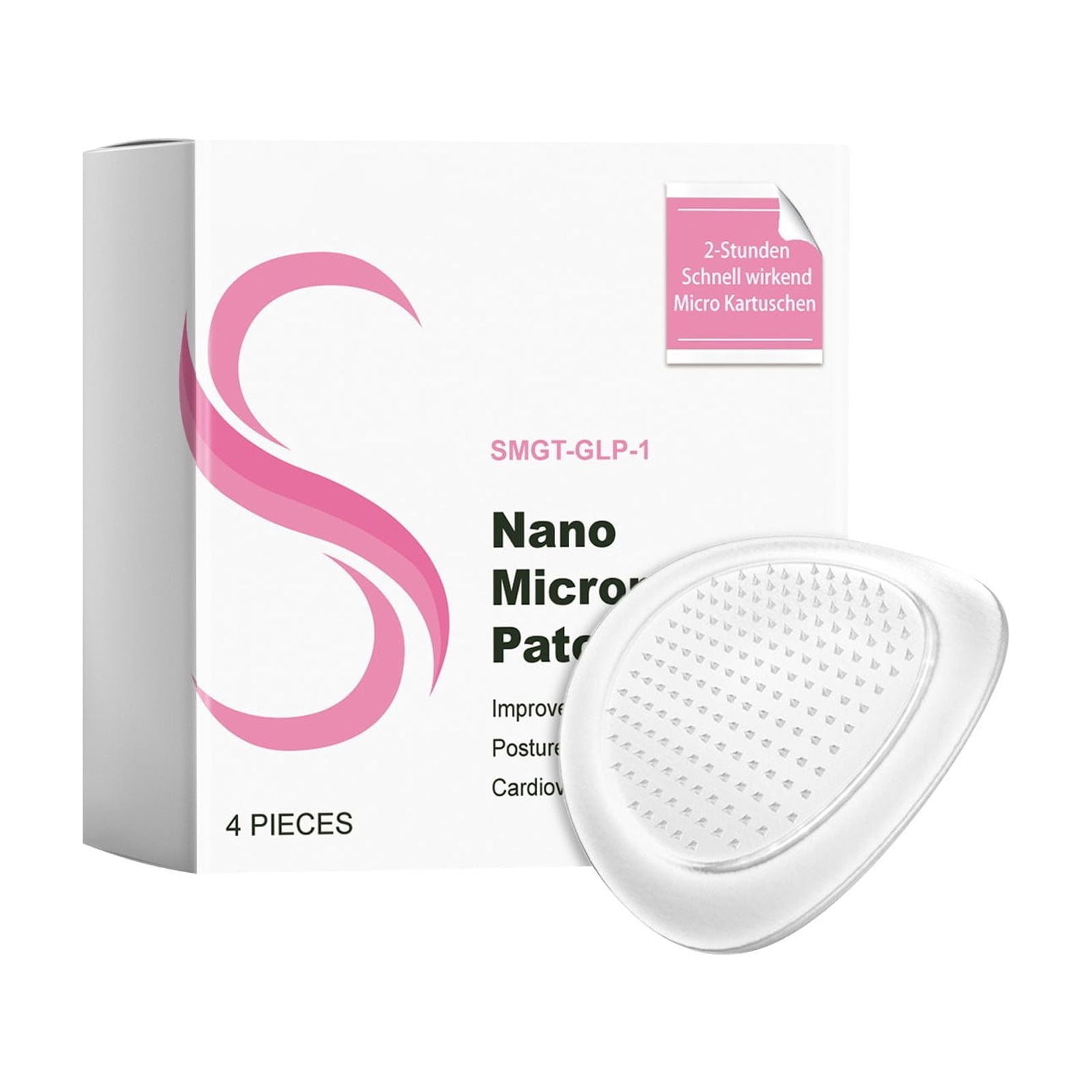 ZUTOM SMGT-GLP-1 Nano Micro Needle Plasters, GLP-1 Plasters, Durable ...