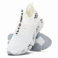 thumbnail image 1 of ZUTY Men's Fashion Sneakers Breathable Mesh Running Shoes Blade Non Slip Soft Sole Casual Athletic Walking Shoes White 10, 1 of 6