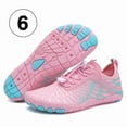 thumbnail image 1 of ZUTY Water Shoes for Women Barefoot Adult Quick Dry Aqua Socks Lightweight Swim Shoes for Surfing Swimming Beach Sports Kayaking Diving Non Slip Design Pink 6 Size, 1 of 6