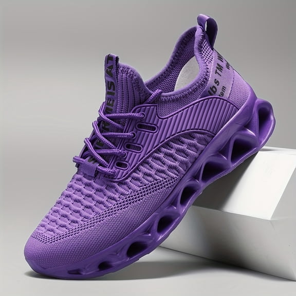 ZUTY Womens Training Running Shoes Breathable Non Slip Fashion Sneakers for Gym Workout Tennis Walking Sports Purple 7