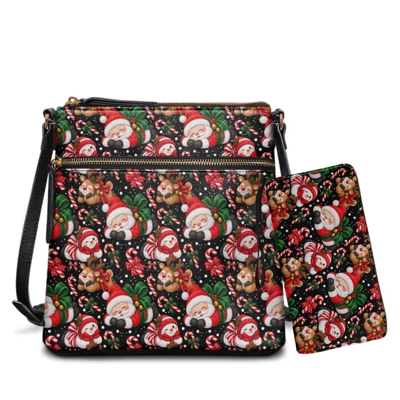 ZUXONGSY 2 Piece Purse and Wallet Set, Hobo Crossbody Bag, Matching ...