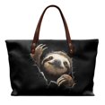 thumbnail image 1 of ZUXONGSY 3D Sloth Print Tote Bag for Women Portable Handle Handbag Fashion Weekender Bag with Inner Pocket for Travel Vacation, 1 of 6