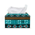 thumbnail image 1 of ZUXONGSY Aztec Ethnic Tissue Box Covers PU Leather Rectangular Tissue Box Holder with Buttons Modern Holder Tissue Bag Waterproof Tissue Cover Bathroom Decorative Accessories, 1 of 7