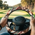 thumbnail image 1 of ZUXONGSY Aztec Tribal Golf Cart Steering Wheel Cover Club Car Steering Wheel Cover Universal Automotive Steering Wheel Cover Club Car Golf Cart Interior Decor Steering Wheel Accessories, 1 of 7