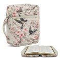 thumbnail image 1 of ZUXONGSY Bird Cherry Blossom Print Bible Cover for Women Large Bible Bag Multifunctional Scripture Bag with Multiple Pockets Journal Case for Study, 1 of 7