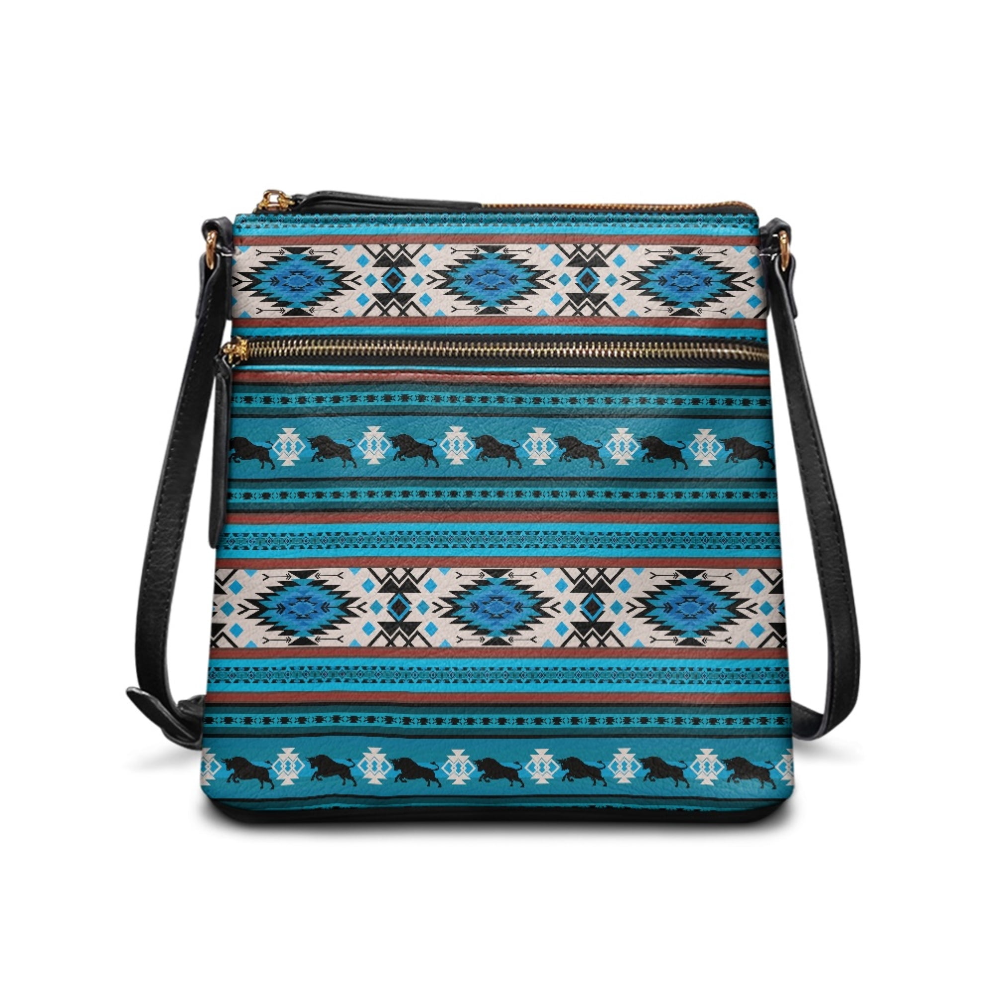 ZUXONGSY Frog Mushroom Galaxy Print Large Shoulder Handbags for