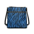 thumbnail image 1 of ZUXONGSY Blue Zebra Stripe Print Lightweight Crossbody Bags for Women Large Shoulder Purse Bag Multiple Pockets Bag Travel Bag with Adjustable Strap for Dating Shopping, 1 of 7