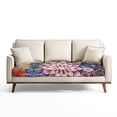 thumbnail image 1 of ZUXONGSY Boho Mandala Flower Couch Cushion Cover Sofa Cushion Dust Cover Size L Outdoor Cushion Cover Separate Sofa Seat Cushion Cover Decorative Cover for Upholstered Furniture, 1 of 5