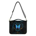 thumbnail image 1 of ZUXONGSY Butterfly Floral Print Bible Cover Case for Women Faith Hope Love Leather Bible Bag with Handle Multifunctional Bible Holder for Study, L, 1 of 7