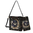 thumbnail image 1 of ZUXONGSY Butterfly Moon Daisy Flower Print Bucket Crossbody Bag Set for Women Lightweight Crossbody Handbag with Leather Wallet Trendy Bucket Purse and Wallet Set for Business, 1 of 4