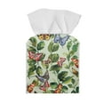 thumbnail image 1 of ZUXONGSY Butterfly Square Tissue Box Cover Green Leaf 2 Pack PU Leather Tissue Box Cover Stylish Tissue Box Cover Lightweight Facial Paper Organizer for Women Gifts for Women Friends, 1 of 7