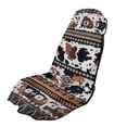 thumbnail image 1 of ZUXONGSY Car Seat Cover Towel Cow Geometric Print Towel Bucket Seat Covers Wear-Resistan Auto Front seat Protector Gift for Car Outdoor Sport Activities, 1 of 8