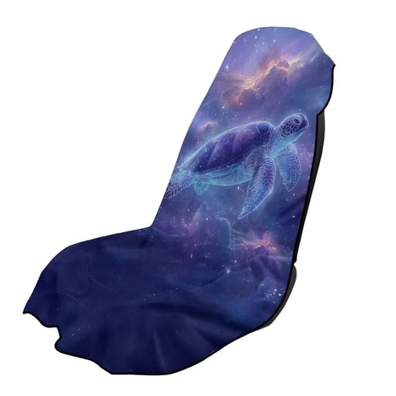 ZUXONGSY Car Seat Cover Towel Turtle Galaxy Print Auto Front Seat Covers Breathable Automotive Seat Towels for Sweat Seat Protector for Dog, Pets