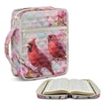 thumbnail image 1 of ZUXONGSY Cardinal Cherry Blossom Print Bible Cover Case for Women Quilted Bible Carrying Case Lightweight ChuZU Bag with Pen Holder Christian Gift for Religious, 1 of 7