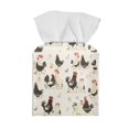 thumbnail image 1 of ZUXONGSY Chicken Square Tissue Box Covers Modern PU Leather Tissue Box Holder Customized Printed Tissue Cover Stylish Tissue Box Cover for Bathroom,Car,Bedroom, Hotel, Office, 1 of 7
