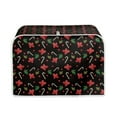 thumbnail image 1 of ZUXONGSY Christmas Candy Toaster Covers 2 Slice Bread Machine Cover Wide Slot Kitchen Small Appliance Cover with A Hook Dust Protection Toaster Dust Cover Xmas Decor, 1 of 7