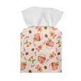 thumbnail image 1 of ZUXONGSY Christmas Cupcake Square Tissue Box Cover 2 Piece Decorative Tissue Boxes Covers PU Leather Tissue Box Cover Leather Tissue Holder for Bathroom Christmas Home Decoration, 1 of 7
