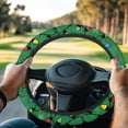 thumbnail image 1 of ZUXONGSY Christmas Golf Cart Steering Wheel Cover Colored Lights Heat Resistant Steering Wheel Covers Universal Auto Accessories Club Car Steering Wheel Cover Xmas Gifts for Golfer Women, 1 of 7