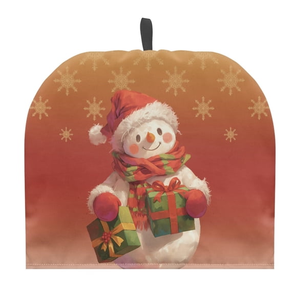 ZUXONGSY Christmas Snowman Tea Cozy for Teapot Tea Kettle Cover with Hanging Loop Large Teapot Cover Insulating Keep Tidy and Clean Warming Tea Kettle Quilt Xmas Decor
