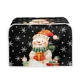 thumbnail image 1 of ZUXONGSY Christmas Snowman Toster Cover 2 Slice Appliance Cover Toaster Cover Fits for Most Standard 2 Slice Toasters Small Appliance Dust Cover and Fingerprint Protection, 1 of 7