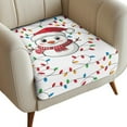 thumbnail image 1 of ZUXONGSY Christmas Sofa Cushion Cover Snowman Couch Cushion Protector Covers Easy to Install Furniture Protection Cover Individual Sofa Cushion Cover Xmas Soft Seat Decor 25x27.5x9 in, 1 of 5