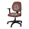 thumbnail image 1 of ZUXONGSY Christmas Tree Stripes Desk Chair Cover Pack of 2 Desk Armchair Cover with Elastic Edge Exquisite Chair Protector Easy to Install and Clean for Home Christmas Decor, 1 of 7