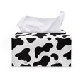 thumbnail image 1 of ZUXONGSY Cow Print Tissue Box Covers Rectangular PU Long Tissue Box Cover with Snap Button Stylish Leather Box Fashion Tissue Box Reusable Home Accessories Decoration, 1 of 7