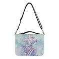 thumbnail image 1 of ZUXONGSY Cross Hibiscus Pigeon Print Bible Case for Women Hope And Love Leather Bible Cover with Shoulder Strap and Handle Sturdy Bible Protector Zippered Bible Bag with Pen Slots, L, 1 of 6