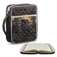 thumbnail image 1 of ZUXONGSY Crow Stained Glass Print Bible Cover Case for Women Portable Bible Carrier Large Handbag with Pen Slots Scripture Bag for Study, 1 of 7