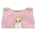 thumbnail image 1 of ZUXONGSY Cute Corgi Tissue Box Cover PU Leather Ttissue Box Cover Rectangle with Snap Button Fashion Tissue Cube Box Cover Wear Resistant Stylish Tissue Box for Home Bathroom Car, 1 of 7